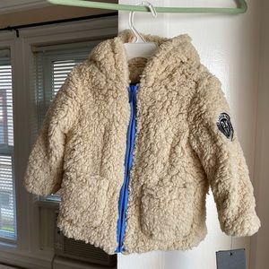 DKNY Baby Boy Shearling Sherpa Jacket 18M